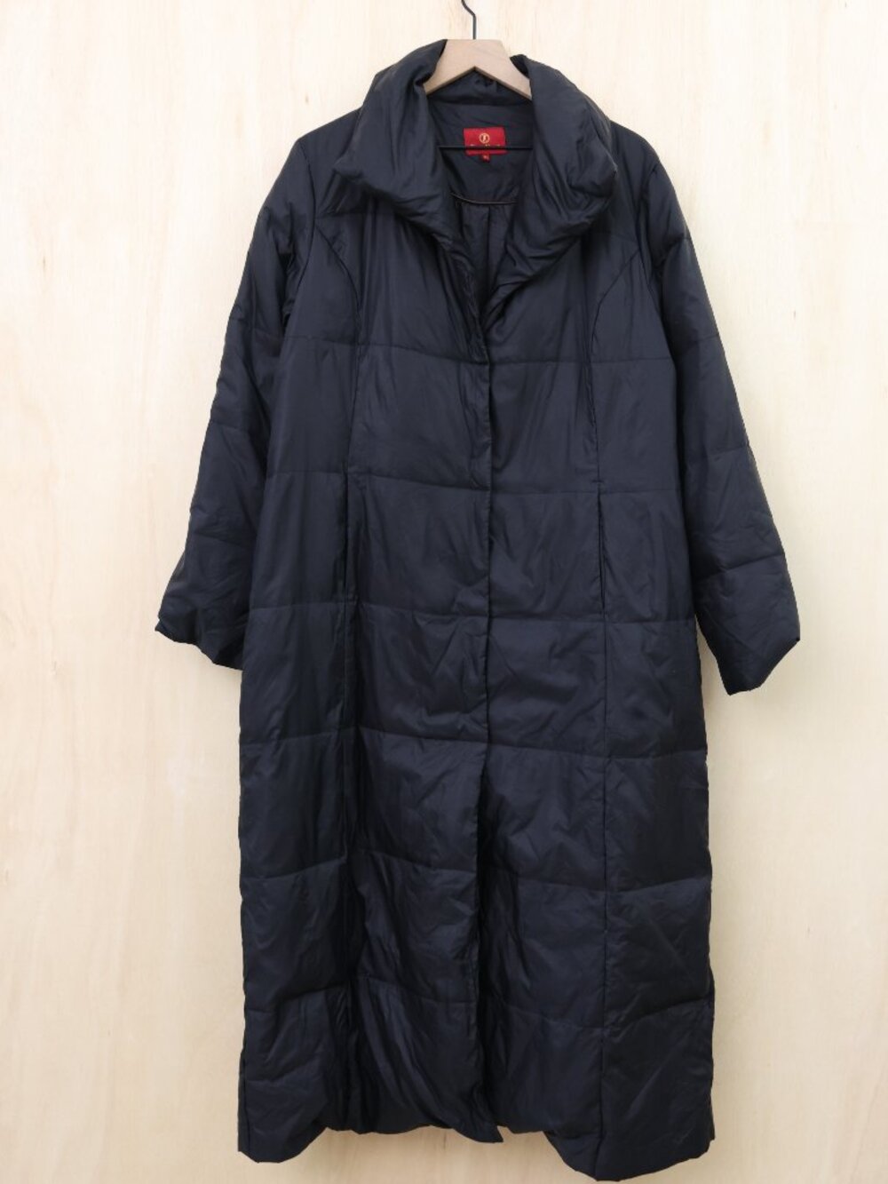 Cole Haan Men's Longline Down Puffer Jacket Coat Black XL - Picture 2 of 4